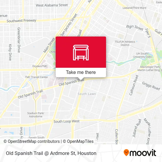 Old Spanish Trail @ Ardmore St map