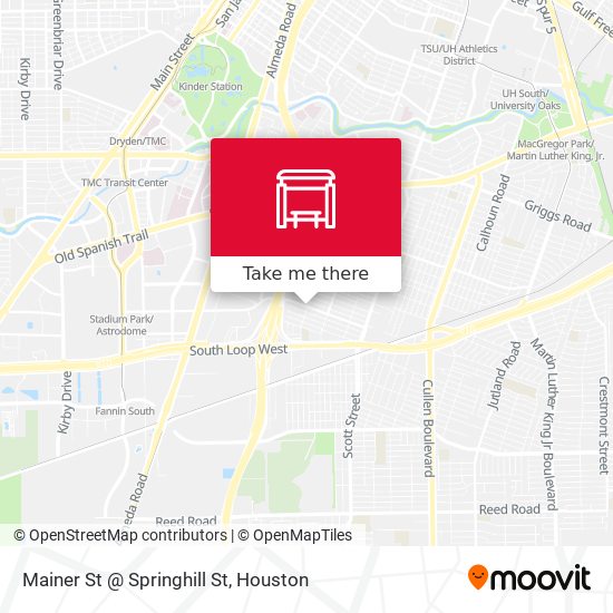 Mainer St @ Springhill St map