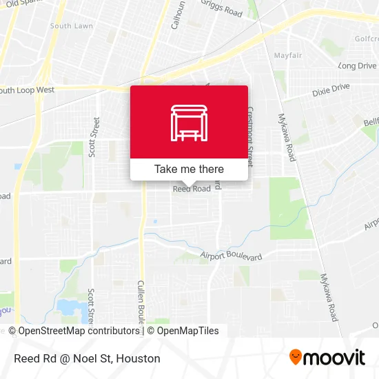 Reed Rd @ Noel St map