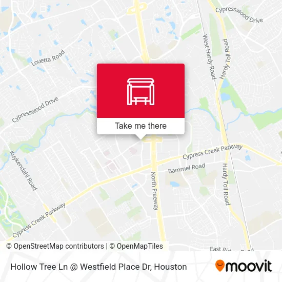 Mapa de Hollow Tree Ln @ Westfield Place Dr