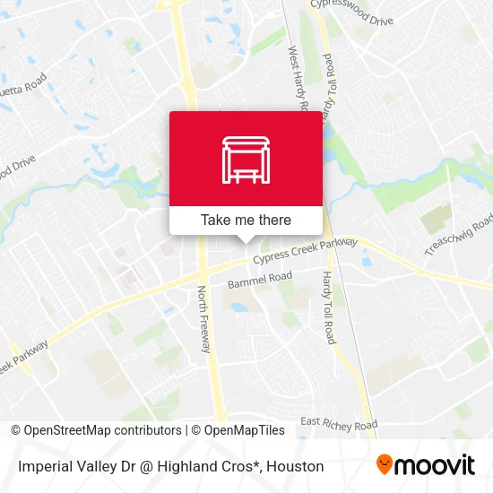 Imperial Valley Dr @ Highland Cros* map