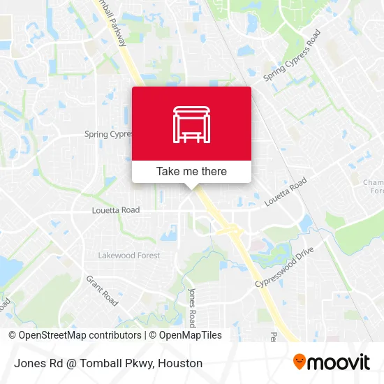 Mapa de Jones Rd @ Tomball Pkwy
