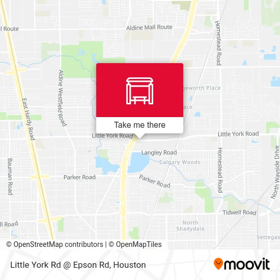 Little York Rd @ Epson Rd map