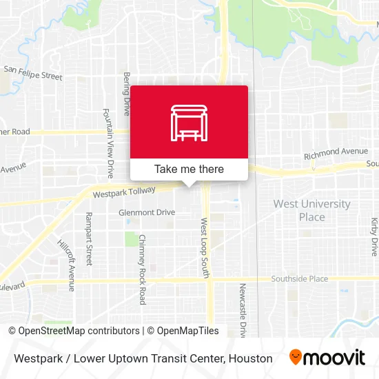 Mapa de Westpark / Lower Uptown Transit Center