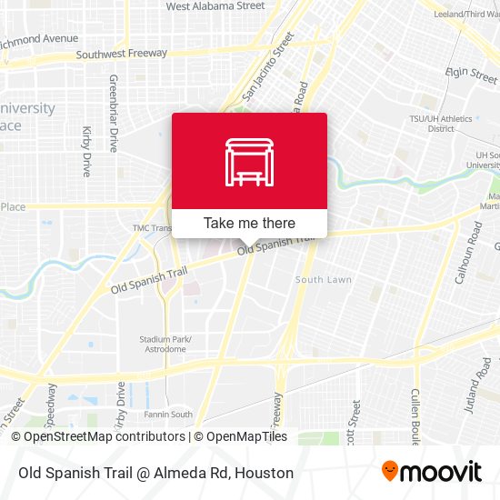 Old Spanish Trail @ Almeda Rd map