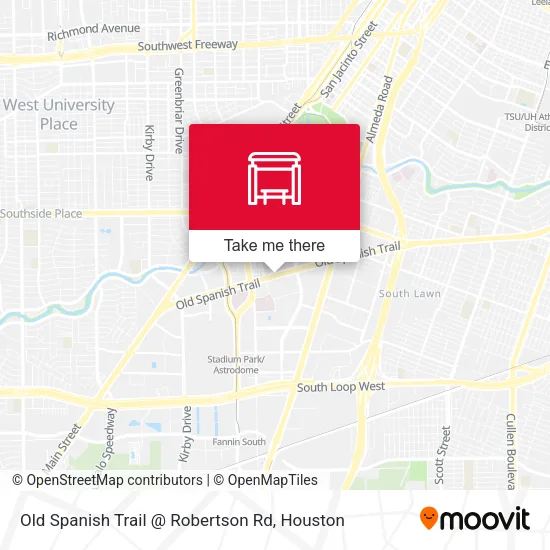 Old Spanish Trail @ Robertson Rd map