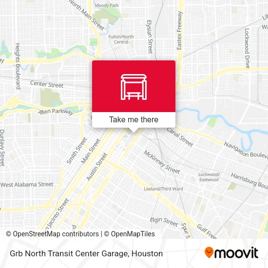 Mapa de Grb North Transit Center Garage