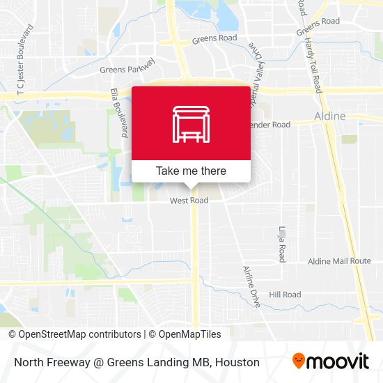 North Freeway @ Greens Landing MB map
