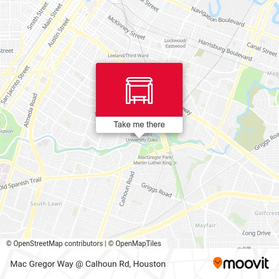 Mac Gregor Way @ Calhoun Rd map