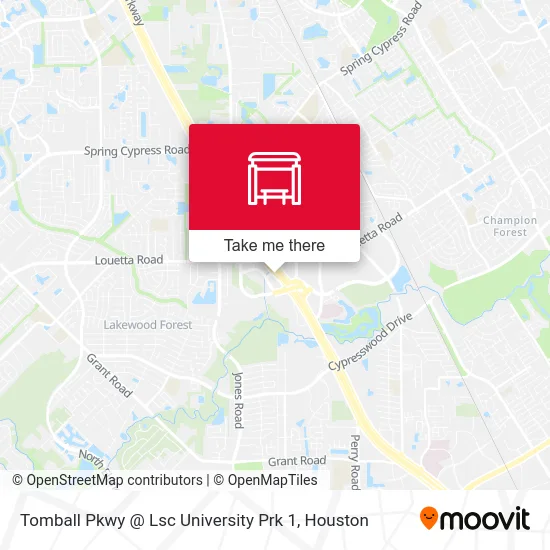 Tomball Pkwy @ Lsc University Prk 1 map