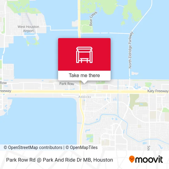 Park Row Rd @ Park And Ride Dr MB map