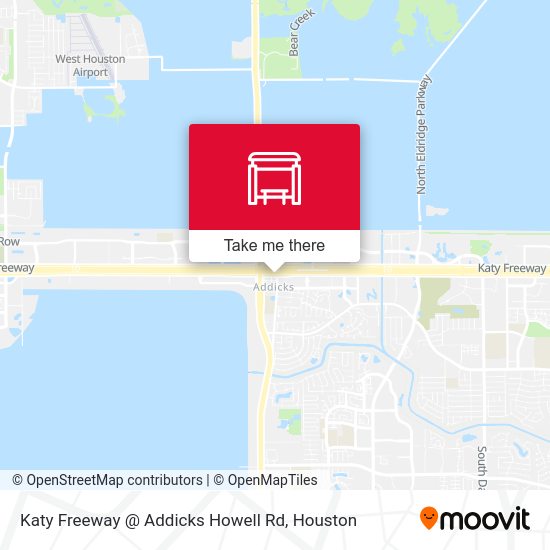 Katy Freeway @ Addicks Howell Rd map