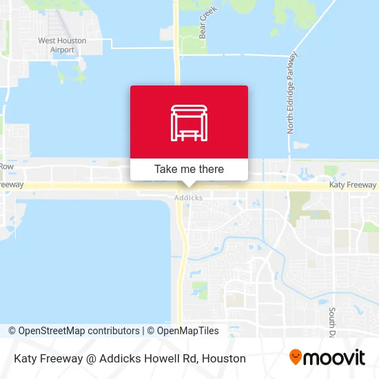 Mapa de Katy Freeway @ Addicks Howell Rd