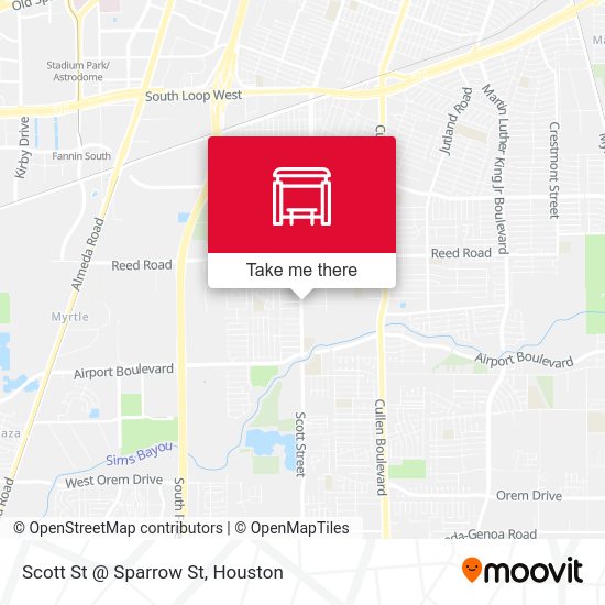 Scott St @ Sparrow St map