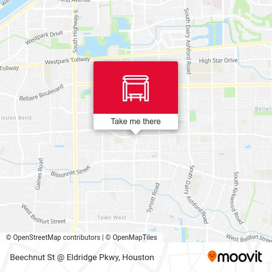 Beechnut St @ Eldridge Pkwy map