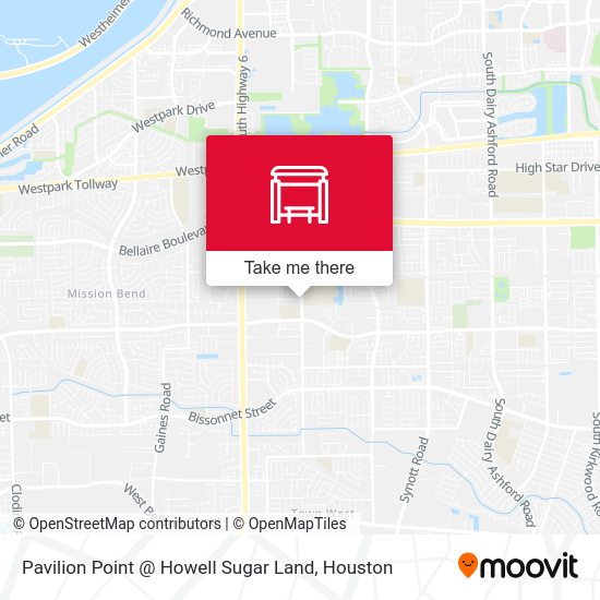 Pavilion Point @ Howell Sugar Land map