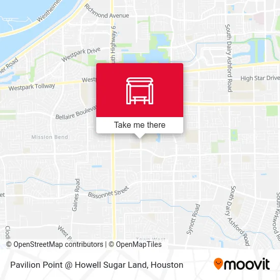 Pavilion Point @ Howell Sugar Land map