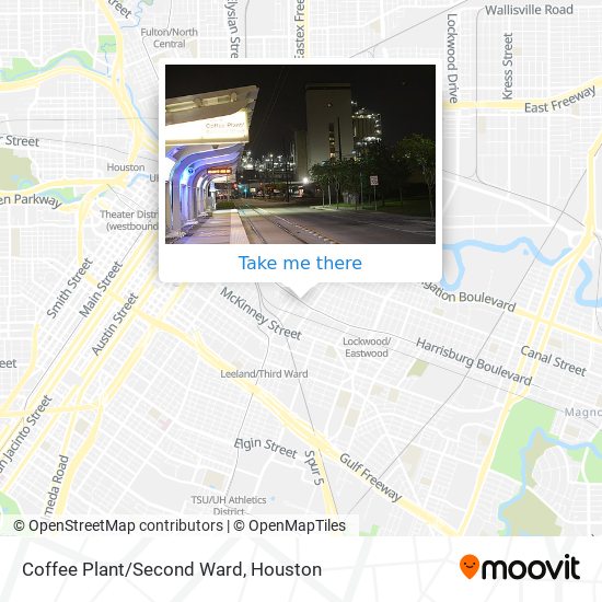 Mapa de Coffee Plant/Second Ward