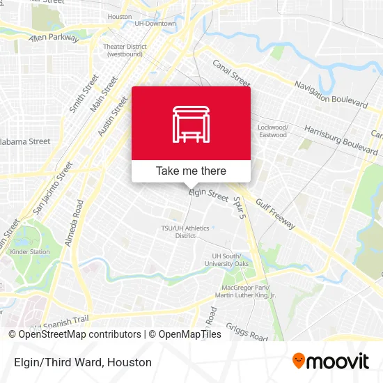 Elgin/Third Ward map