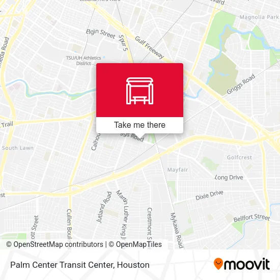 Mapa de Palm Center Transit Center
