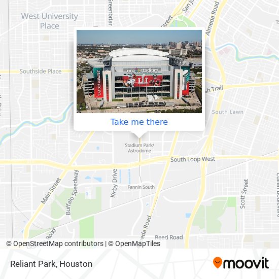 Reliant Park map