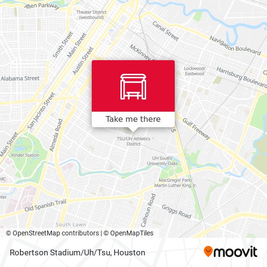 Robertson Stadium/Uh/Tsu map