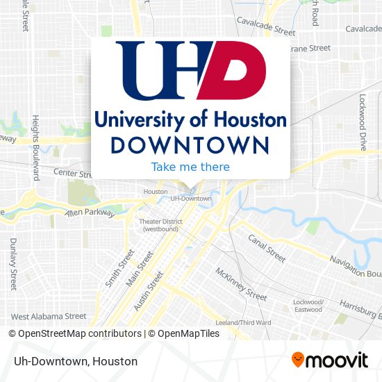 Uh-Downtown map