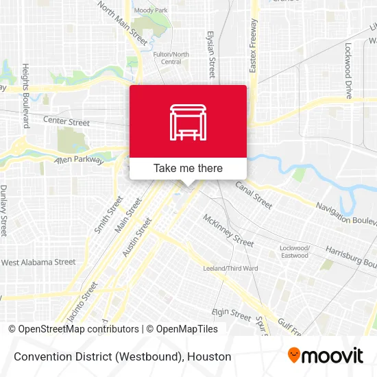 Convention District (Westbound) map