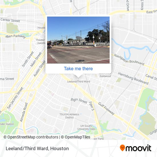 Mapa de Leeland/Third Ward