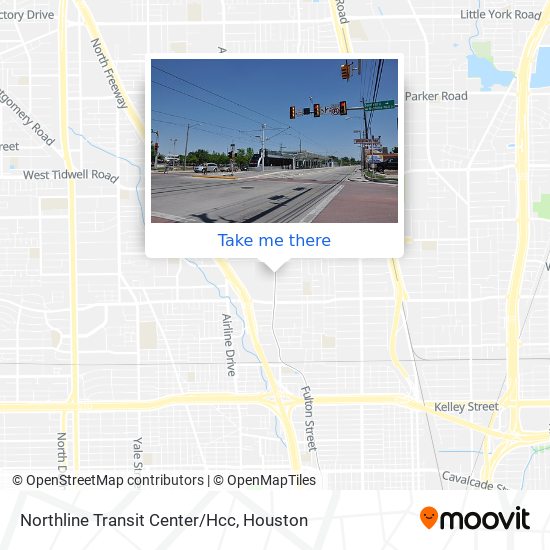 Northline Transit Center/Hcc map