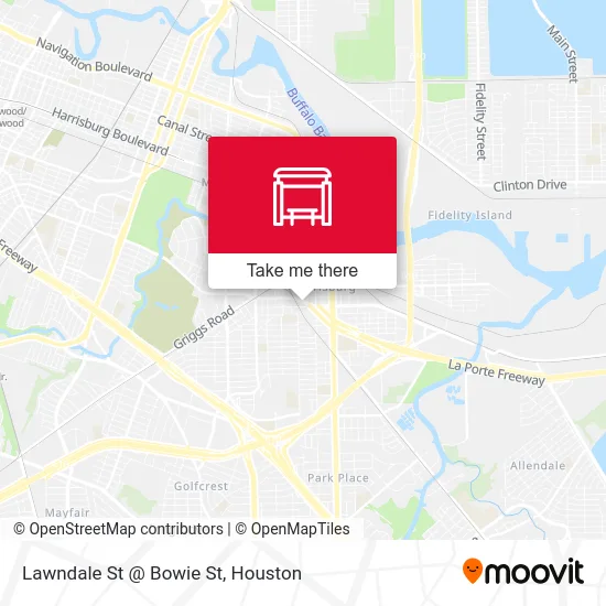 Mapa de Lawndale St @ Bowie St