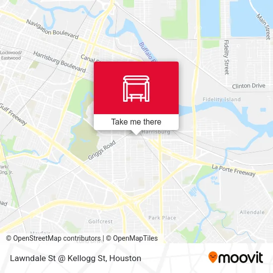 Lawndale St @ Kellogg St map