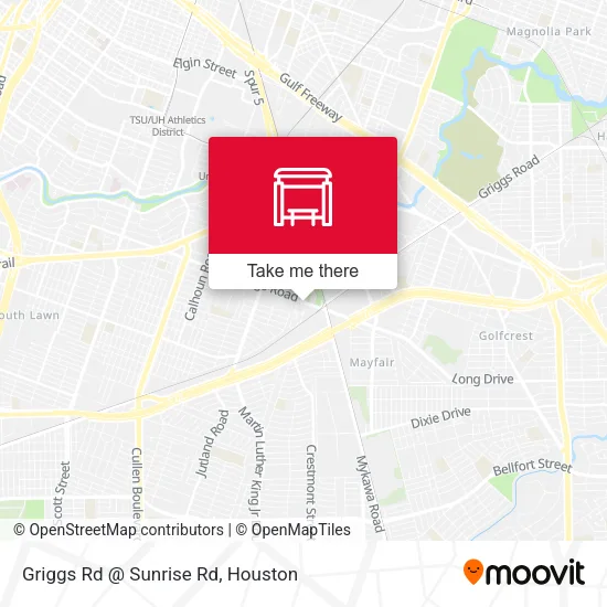 Mapa de Griggs Rd @ Sunrise Rd
