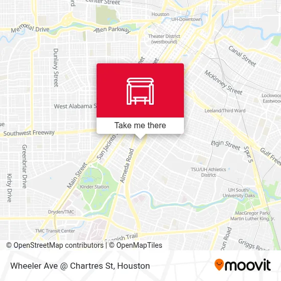 Wheeler Ave @ Chartres St map