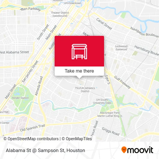 Mapa de Alabama St @ Sampson St