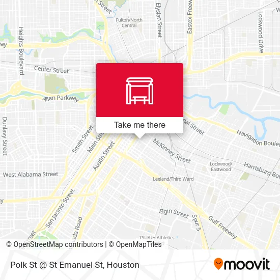 Polk St @ St Emanuel St map