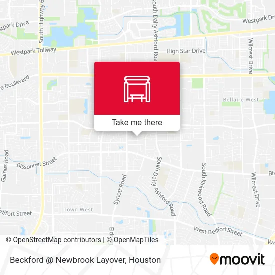 Beckford @ Newbrook Layover map