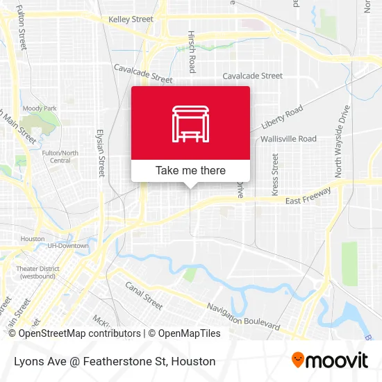 Mapa de Lyons Ave @ Featherstone St