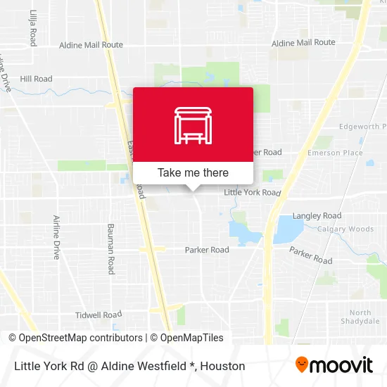 Mapa de Little York Rd @ Aldine Westfield *