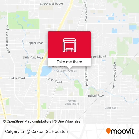 Mapa de Calgary Ln @ Caxton St