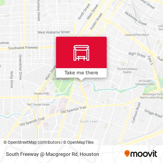 South Freeway @ Macgregor Rd map