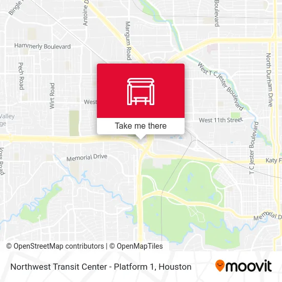 Northwest Transit Center - Platform 1 map