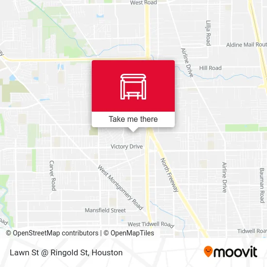 Lawn St @ Ringold St map