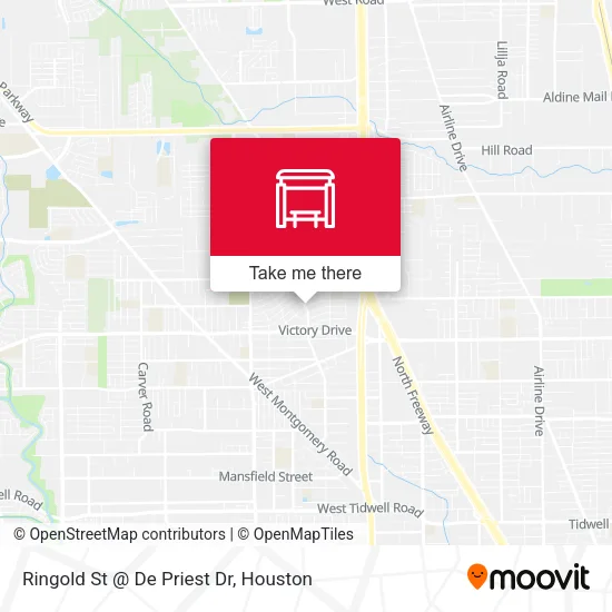 Ringold St @ De Priest Dr map