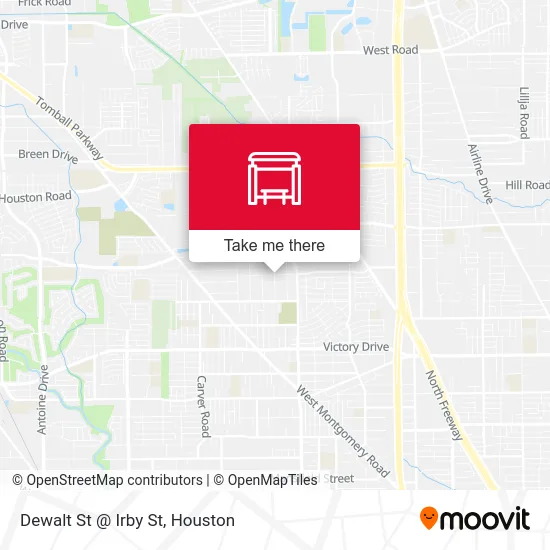 Dewalt St @ Irby St map