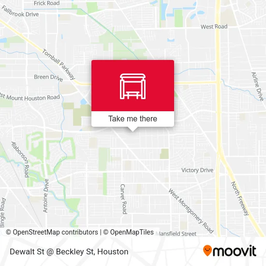Dewalt St @ Beckley St map