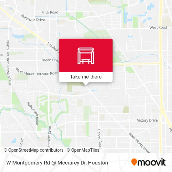 Mapa de W Montgomery Rd @ Mccrarey Dr