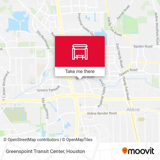 Mapa de Greenspoint Transit Center