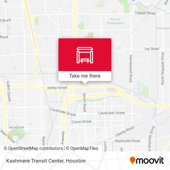 Kashmere Transit Center map
