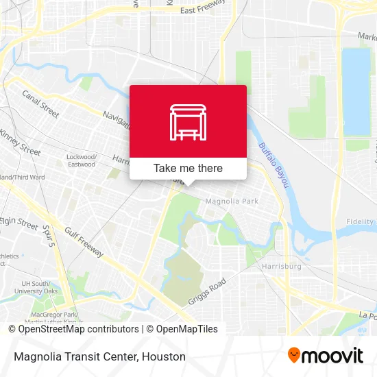 Magnolia Transit Center map
